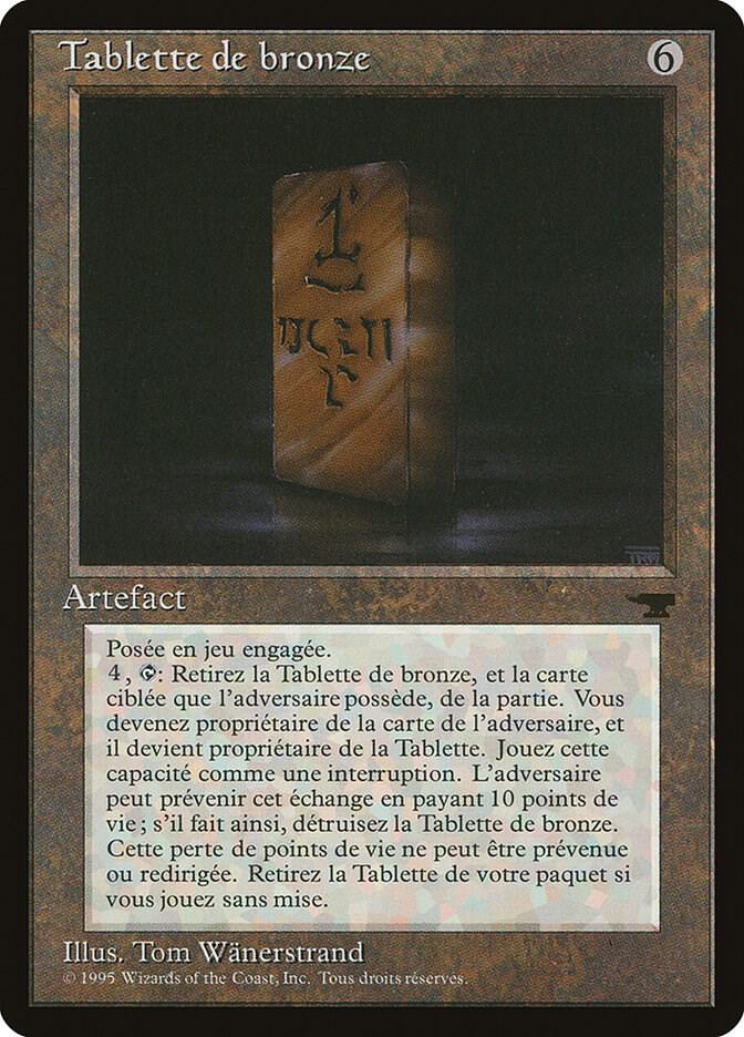 Bronze Tablet (French) - "Tablette de bronze" card from Renaissance