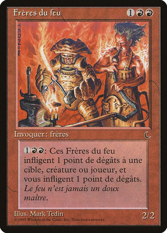 Brothers of Fire (French) - "Freres du feu" card from Renaissance