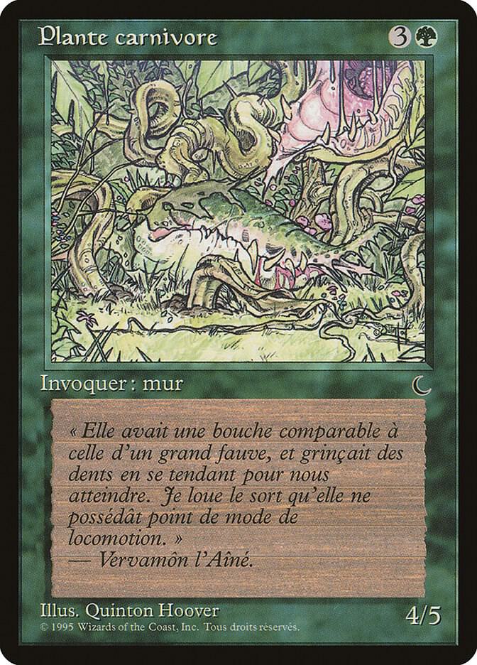 Carnivorous Plant (French) - "Plante carnivore" card from Renaissance