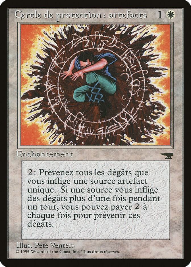 Circle of Protection: Artifacts (French) - "Cercle de protection: artefacts" card from Renaissance