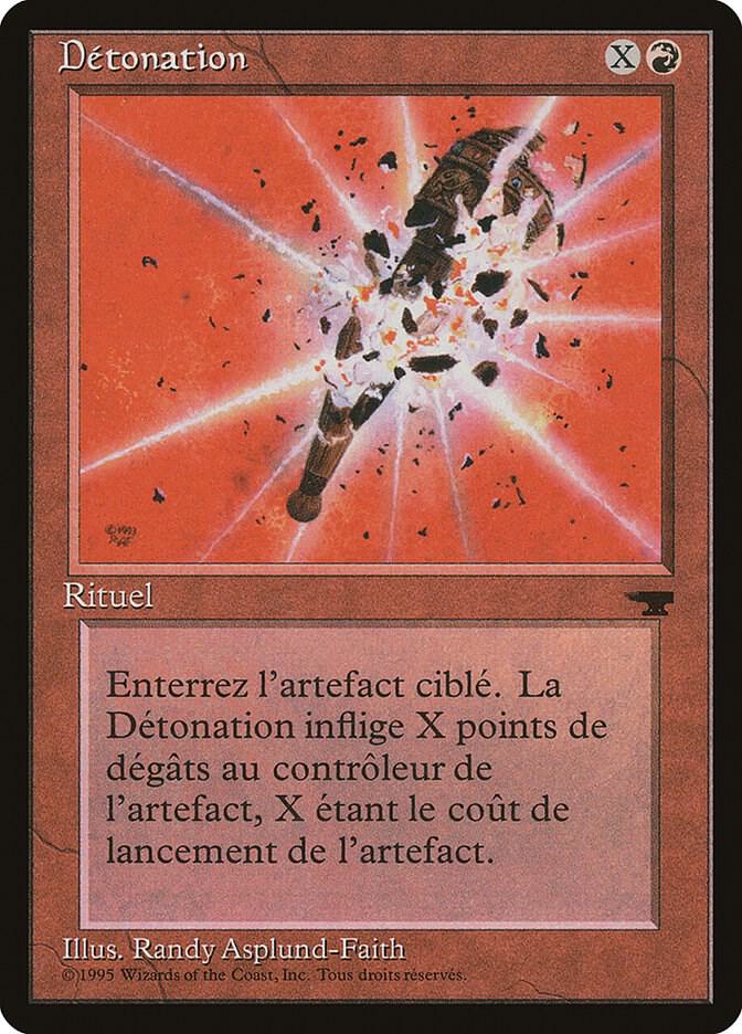 Detonate (French) - "Detonation" card from Renaissance