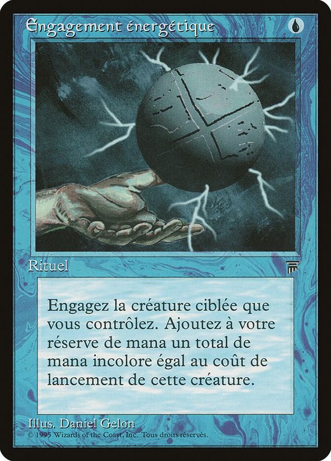 Energy Tap (French) - "Engagement energetique" card from Renaissance