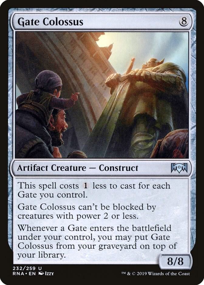 Gate Colossus 232 card from Ravnica Allegiance