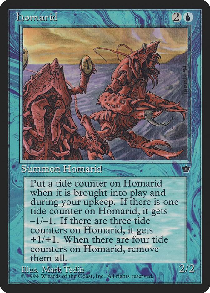 Homarid (Tedin) card from Fallen Empires