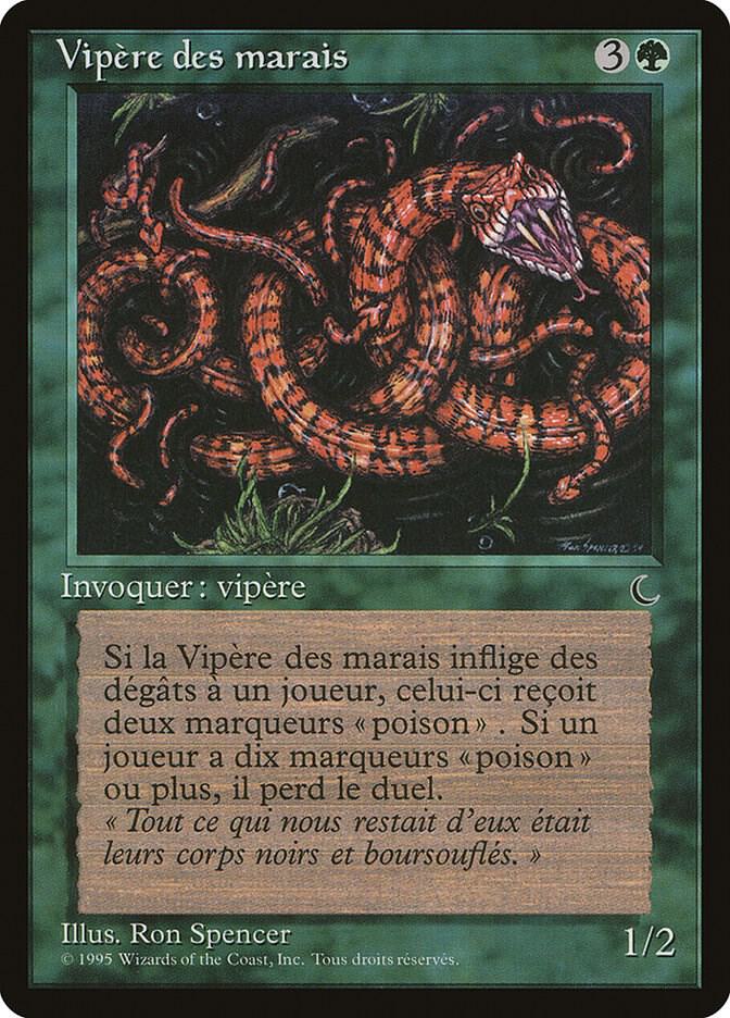 Marsh Viper (French) - "Vipere des marais" card from Renaissance