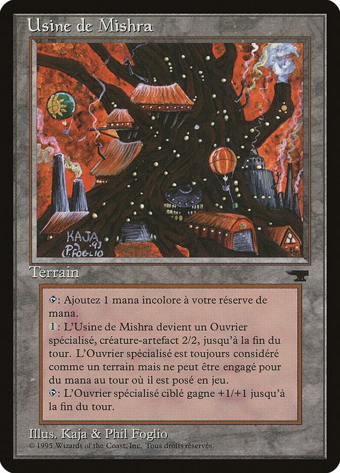 Mishra's Factory (French) - "Usine de Mishra" card from Renaissance