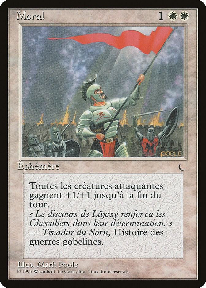 Morale (French) - "Moral" card from Renaissance