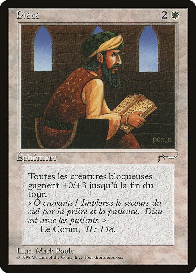 Piety (French) - "Piete" card from Renaissance
