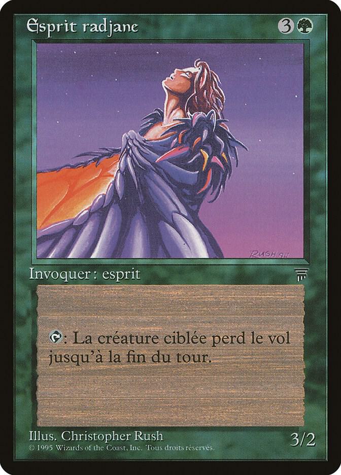 Radjan Spirit (French) - "Esprit radjane" card from Renaissance