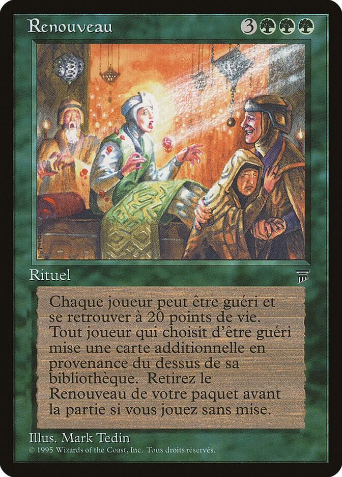 Rebirth (French) - "Renouveau" card from Renaissance