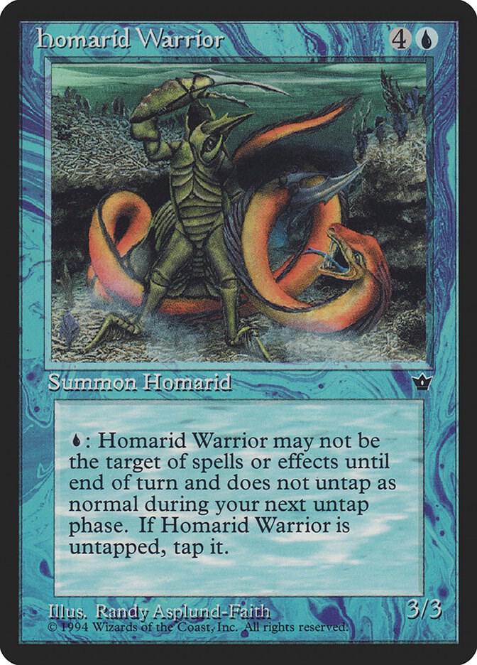 Homarid Warrior (Asplund-Faith) card from Fallen Empires