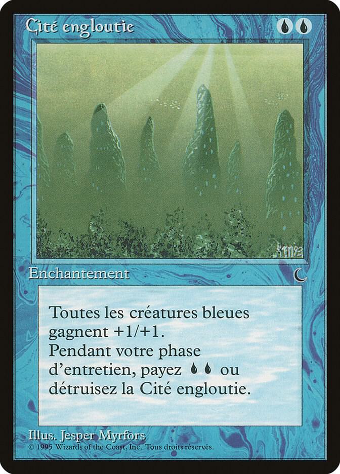 Sunken City (French) - "Cite engloutie" card from Renaissance