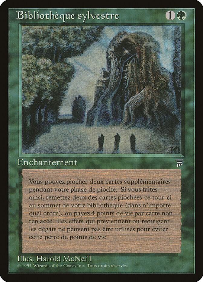 Sylvan Library (French) - "Bibliotheque sylvestre" card from Renaissance