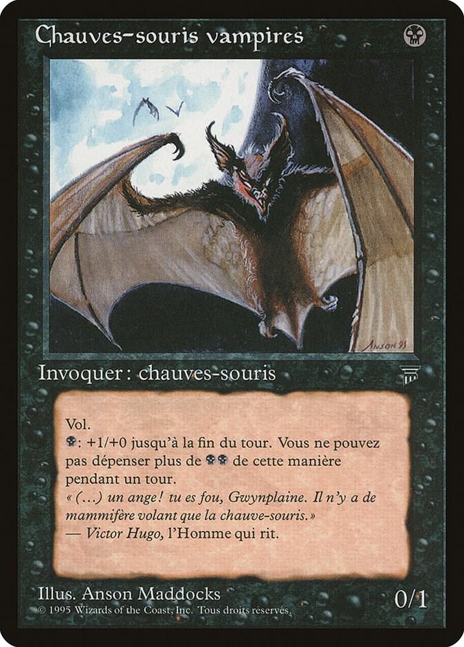 Vampire Bats (French) - "Chauves-souris vampires" card from Renaissance
