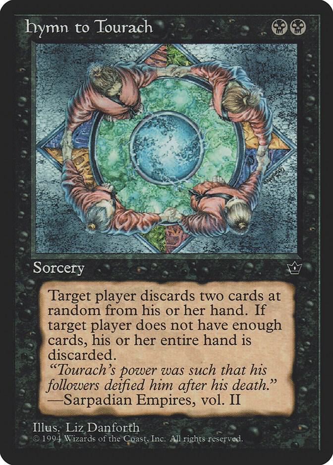 Hymn to Tourach (Danforth) card from Fallen Empires