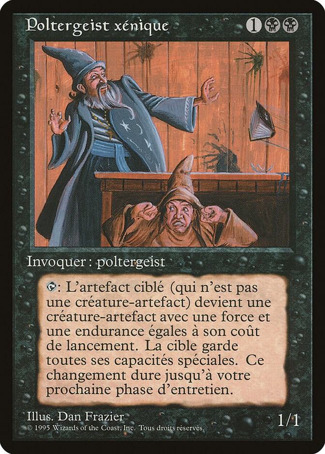 Xenic Poltergeist (French) - "Poltergeist xenique" card from Renaissance
