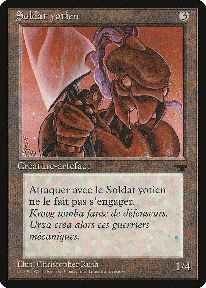 Yotian Soldier (French) - "Soldat yotien" card from Renaissance