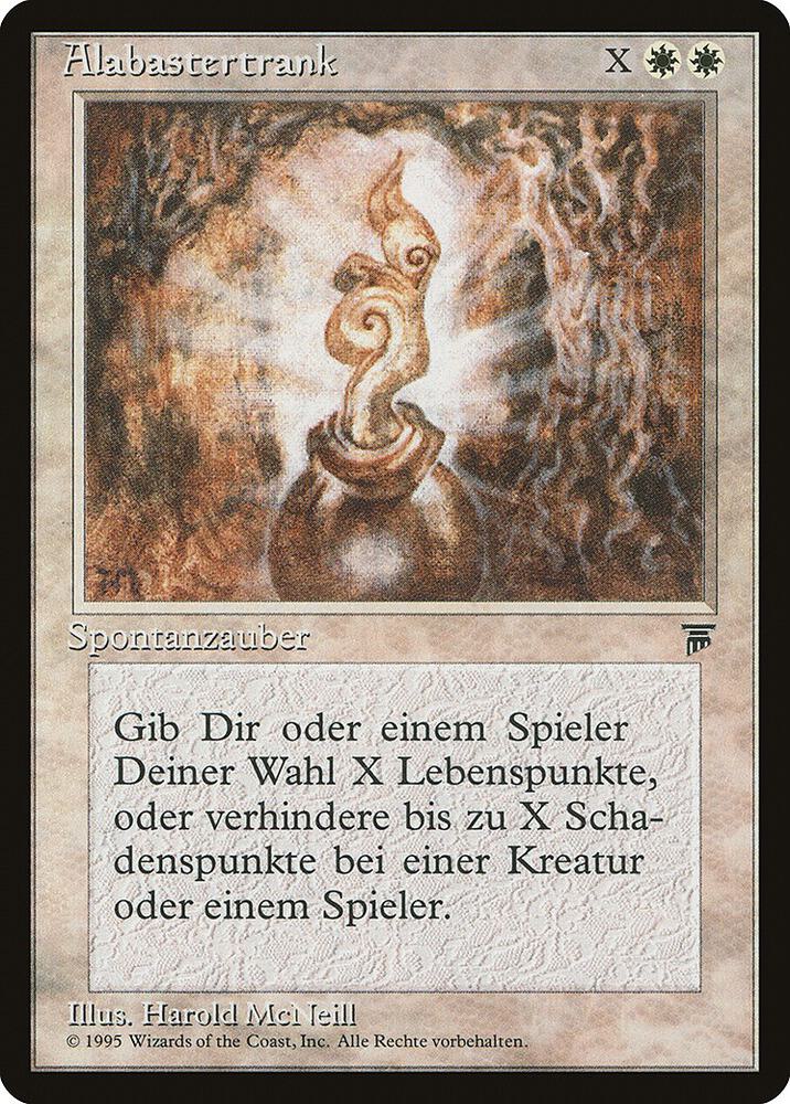 Alabaster Potion (German) - "Alabastertrank" card from Renaissance