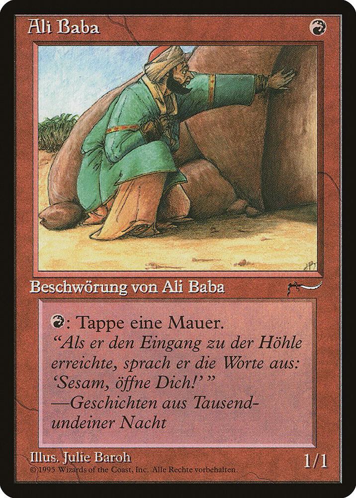 Ali Baba (German) card from Renaissance