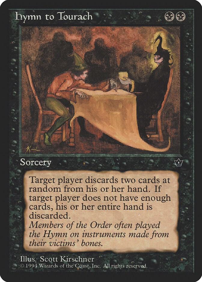 Hymn to Tourach (Kirschner) card from Fallen Empires