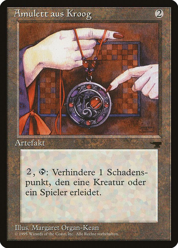Amulet of Kroog (German) - "Amulett aus Kroog" card from Renaissance