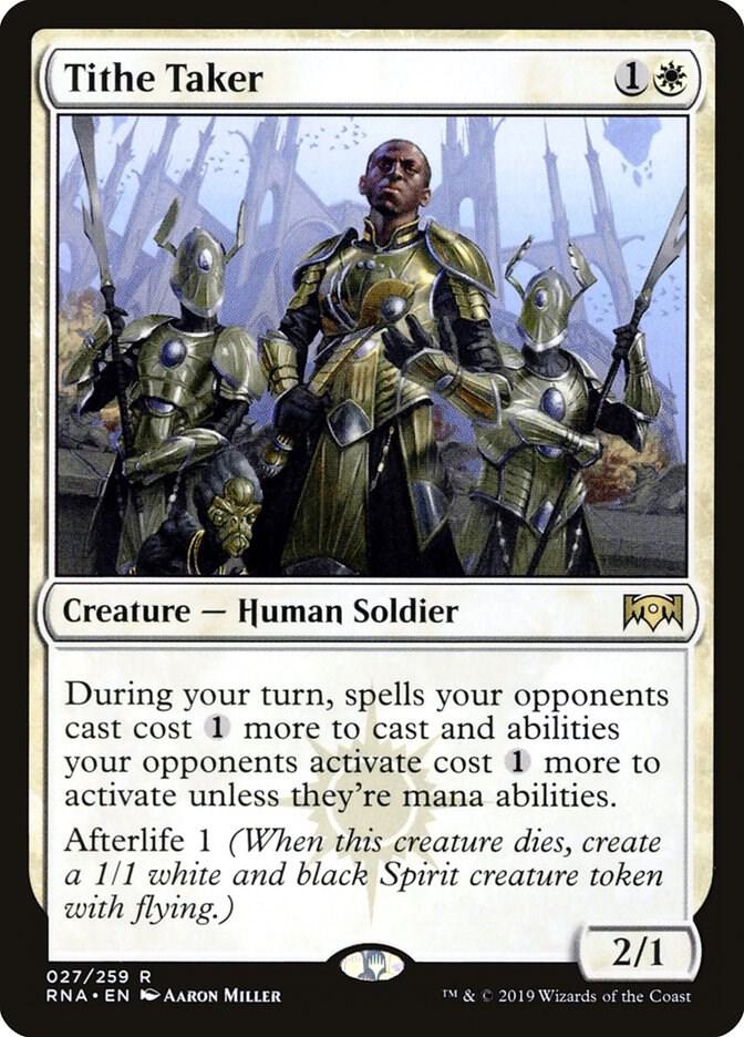 Tithe Taker 27 card from Ravnica Allegiance
