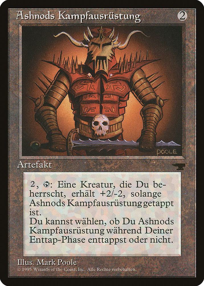 Ashnod's Battle Gear (German) - "Ashnods Kampfausrustung" card from Renaissance