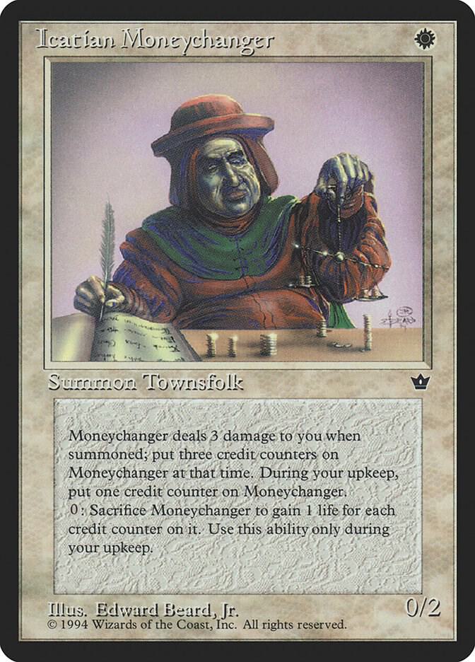 Icatian Moneychanger (Beard, Jr.) card from Fallen Empires