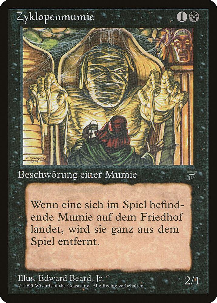 Cyclopean Mummy (German) - "Zyklopenmumie" card from Renaissance