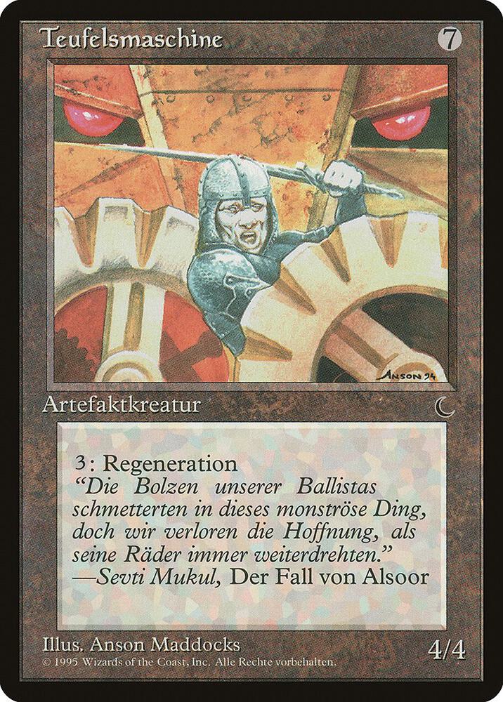 Diabolic Machine (German) - "Teufelsmaschine" card from Renaissance