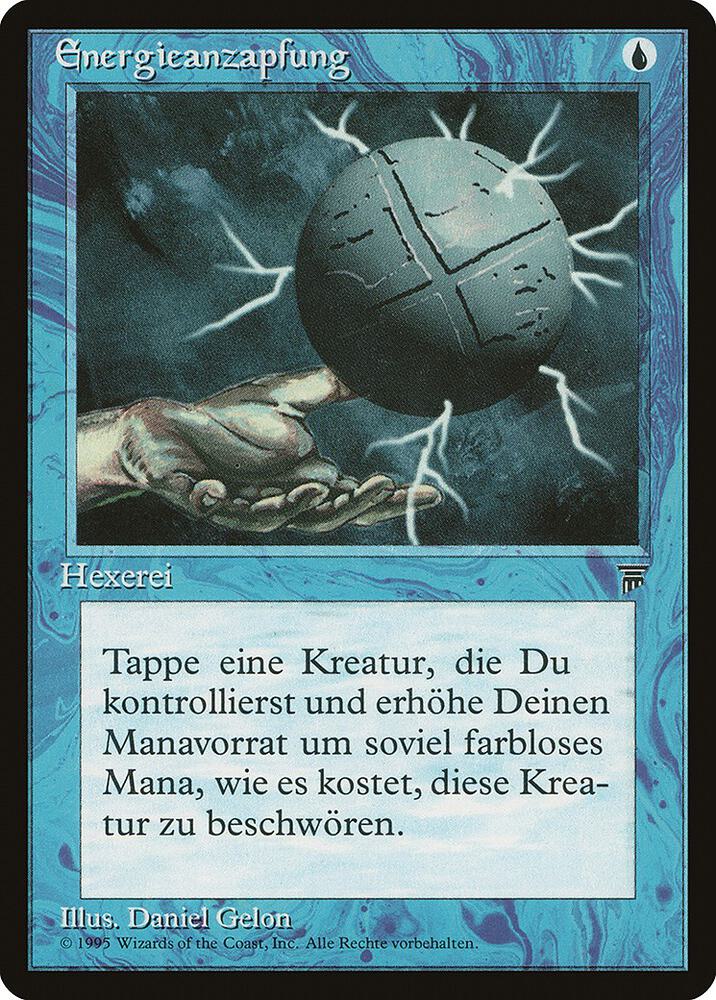Energy Tap (German) - "Energieanzapfung" card from Renaissance