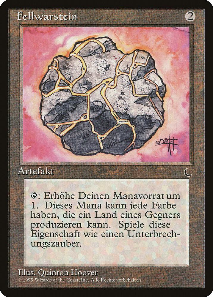 Fellwar Stone (German) - "Fellwarstein" card from Renaissance
