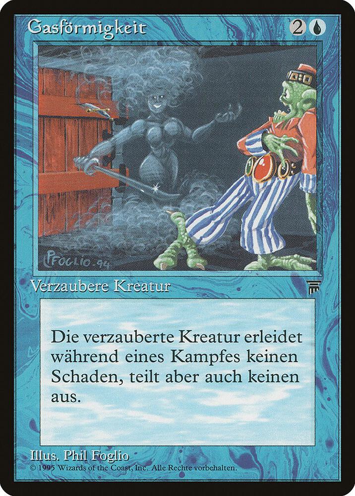 Gaseous Form (German) - "Gasformigkeit" card from Renaissance