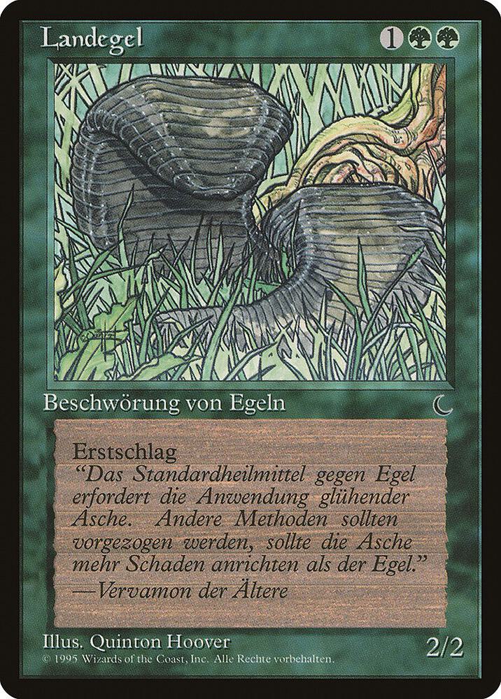 Land Leeches (German) - "Landegel" card from Renaissance