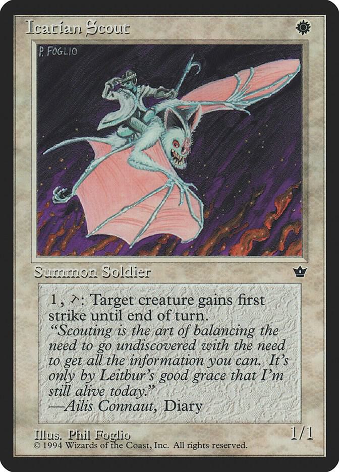 Icatian Scout (Foglio) card from Fallen Empires