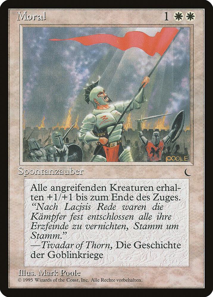 Morale (German) - "Moral" card from Renaissance