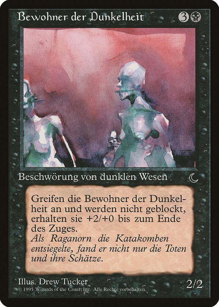 Murk Dwellers (German) - "Bewohner der Dunkelheit" card from Renaissance