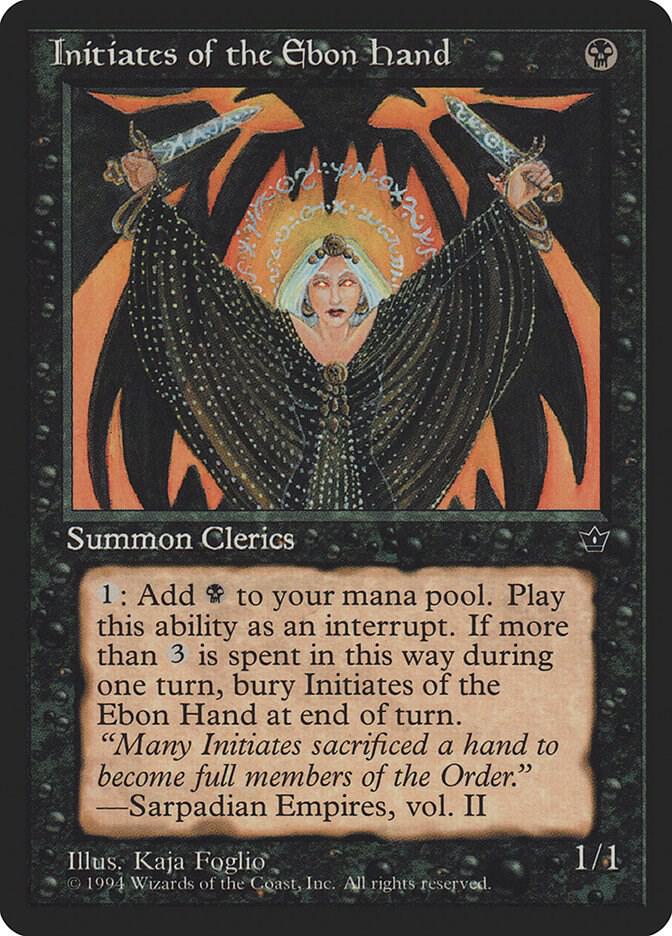 Initiates of the Ebon Hand (Foglio) card from Fallen Empires