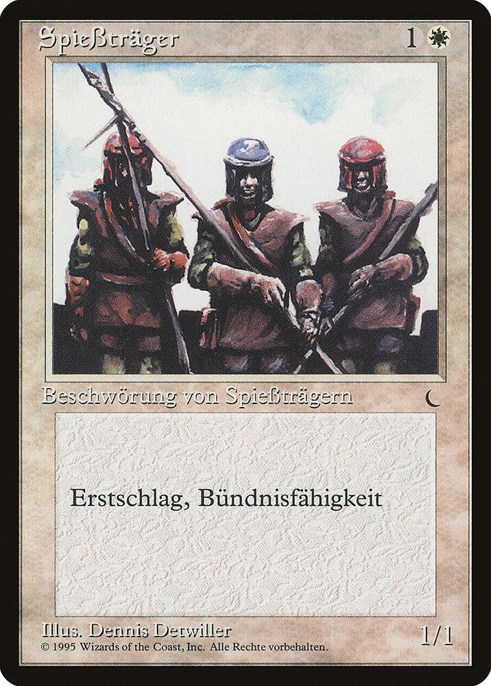 Pikemen (German) - "SpieBtrager" card from Renaissance