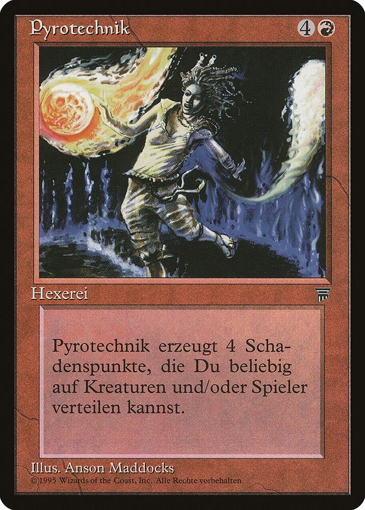 Pyrotechnics (German) - "Pyrotechnik" card from Renaissance