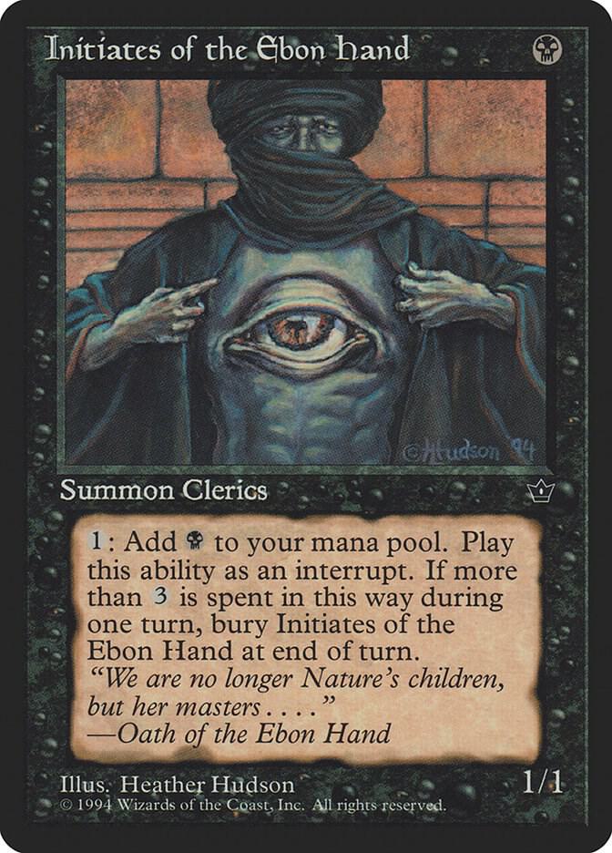 Initiates of the Ebon Hand (Hudson) card from Fallen Empires
