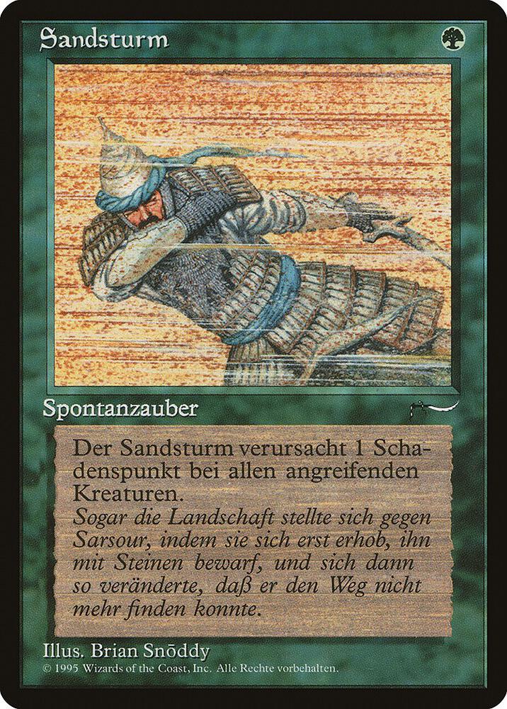 Sandstorm (German) - "Sandsturm" card from Renaissance