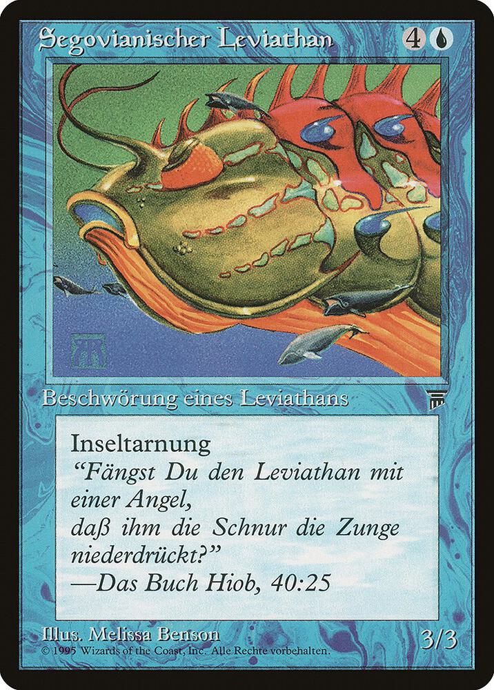 Segovian Leviathan (German) - "Segovianischer Leviathan" card from Renaissance