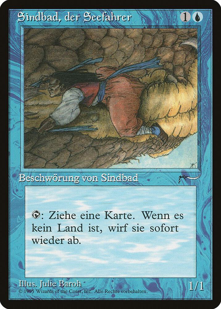 Sindbad (German) - "Sindbad, der Seefahrer" card from Renaissance
