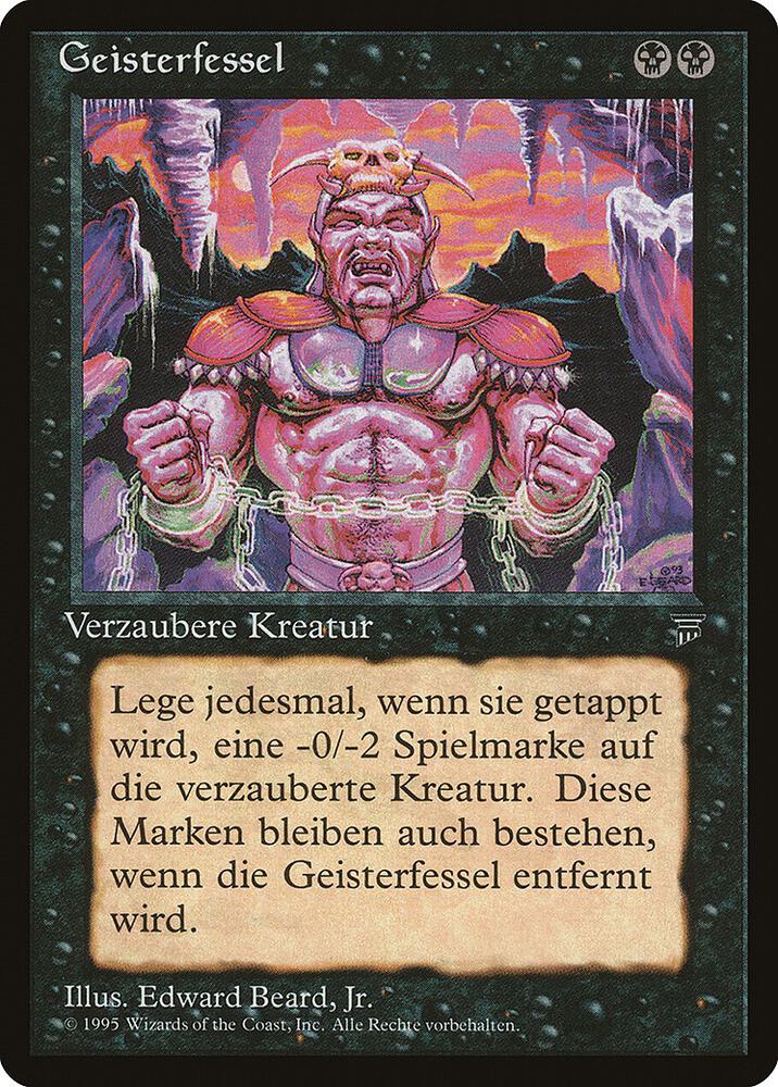 Spirit Shackle (German) - "Geisterfessel" card from Renaissance