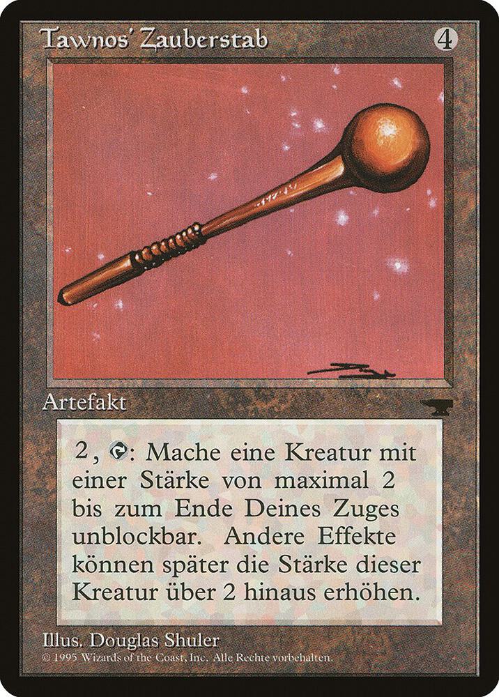 Tawnos's Wand (German) - "Tawnos' Zauberstab" card from Renaissance