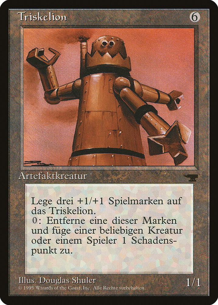 Triskelion (German) card from Renaissance