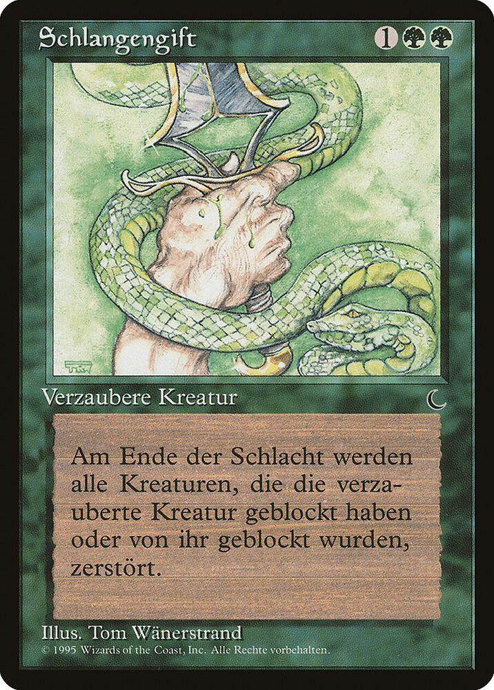 Venom (German) - "Schlangengift" card from Renaissance
