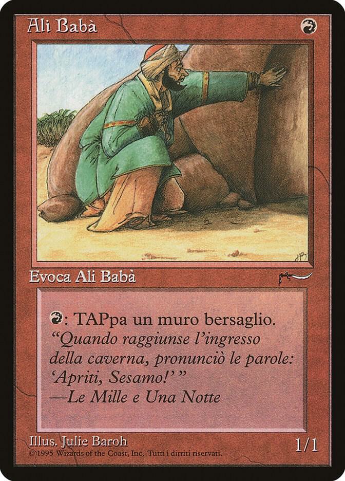 Ali Baba (Italian) card from Renaissance