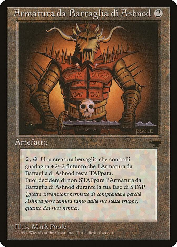 Ashnod's Battle Gear (Italian) - "Armatura da Battaglia di Ashnod" card from Renaissance